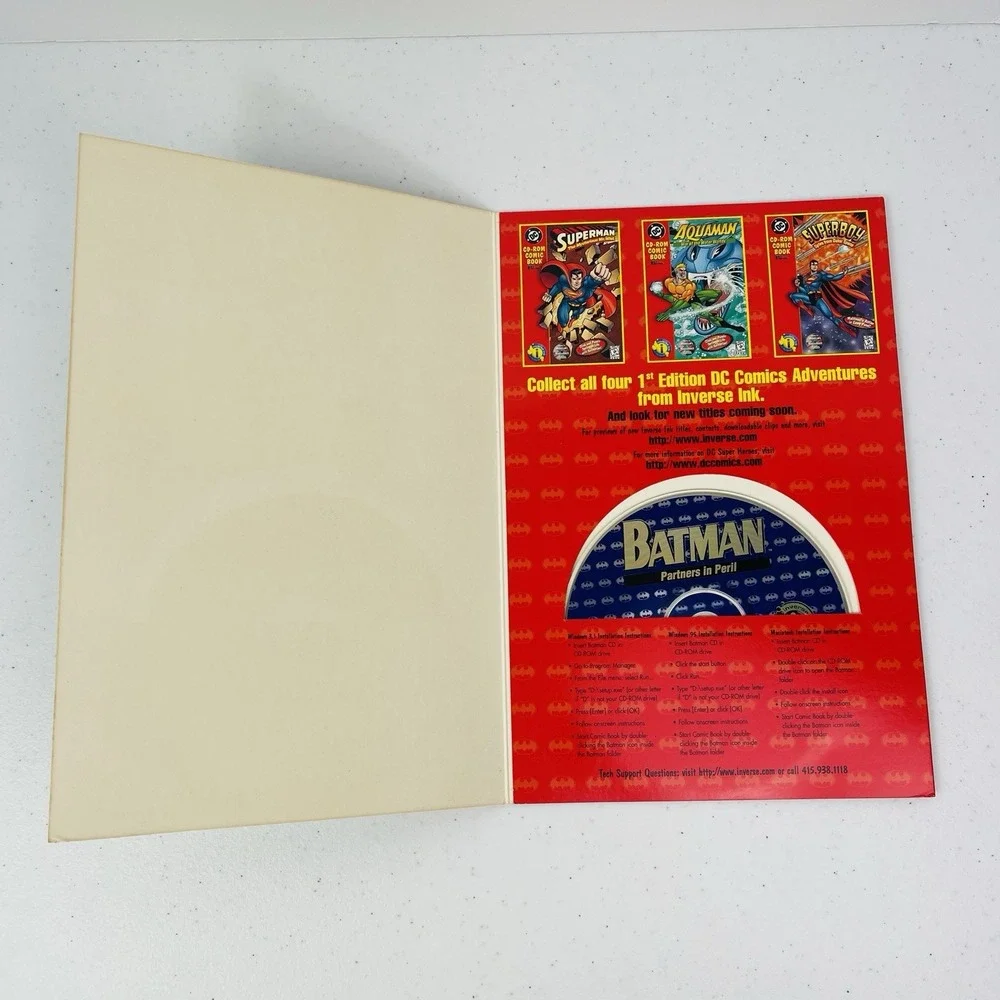 Batman Partners In Peril Comic Book PC Cd Rom